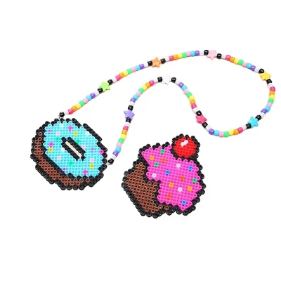 Kit de collar de cuentas Perler de postre