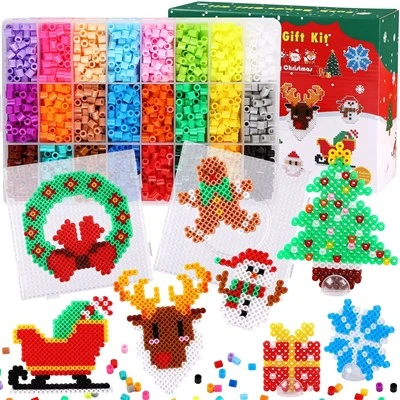 Kit de cuentas de fusibles navideños de bricolaje